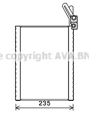 AVA QUALITY COOLING bwv476 -  Испаритель, кондиционер